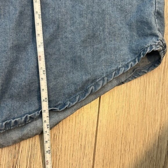 AUW Light Blue Quarter Sleeve Sun Dress Size M - Picture 9 of 9